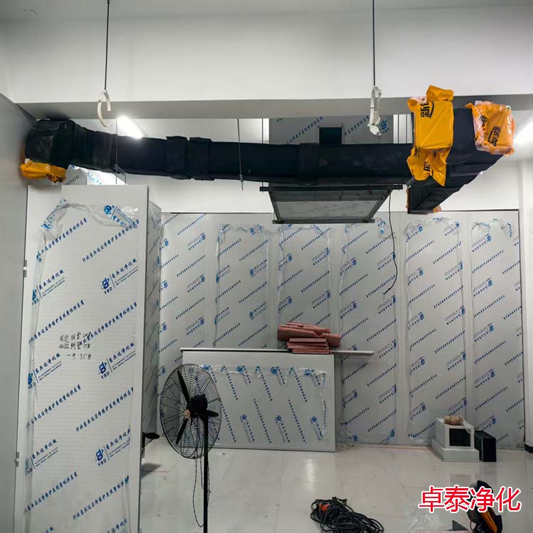 凈化車間施工施工現(xiàn)場圖，河北凈化車間裝修施工廠家